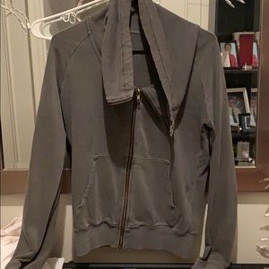 H&M wide neck zip sweatshirt